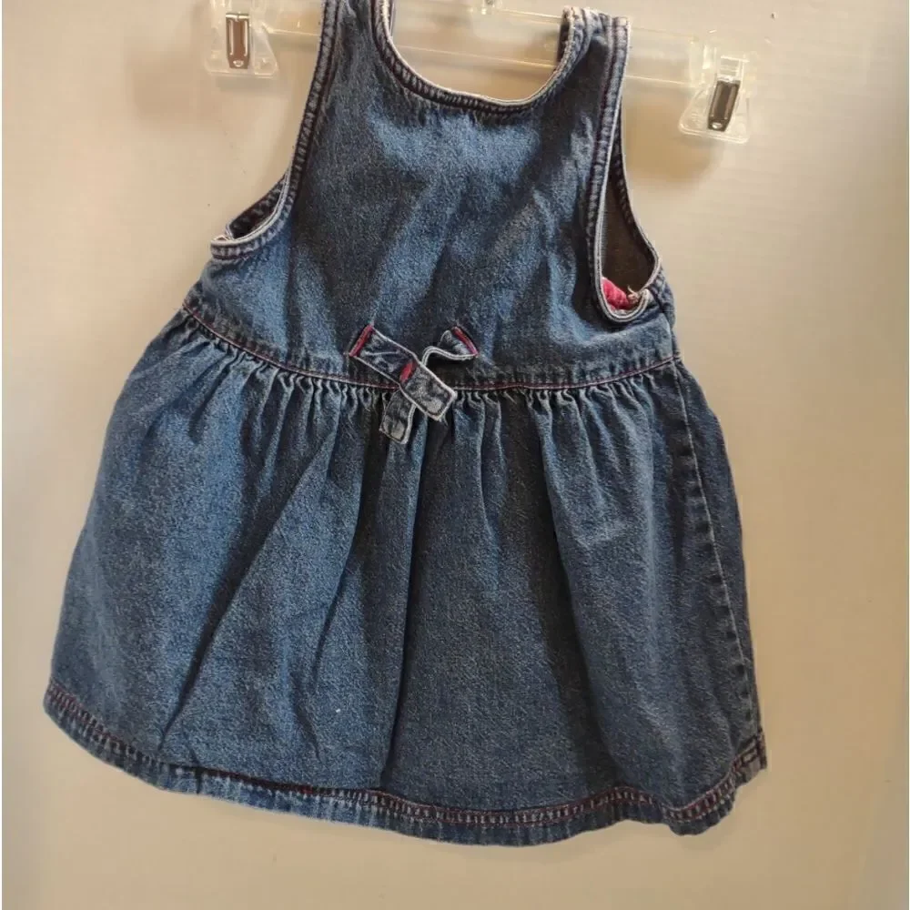 👍 Gymboree Jean Jumper Dress Size Small K1